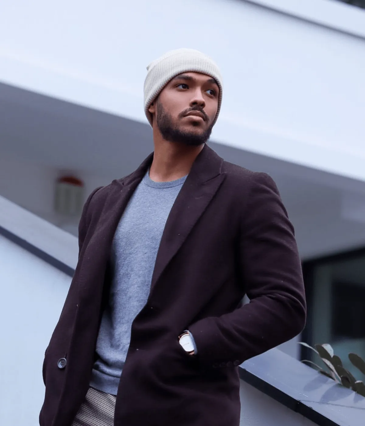 CABLE LOGO BEANIE.