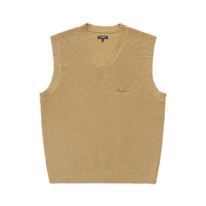 Malbon Golf Sunday Vest - TAN
