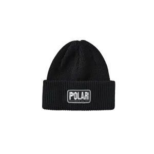 Polar Earthquake Merino Beanie Black
