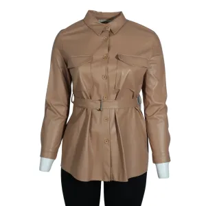 SATEEN - Faux Leather Jacket