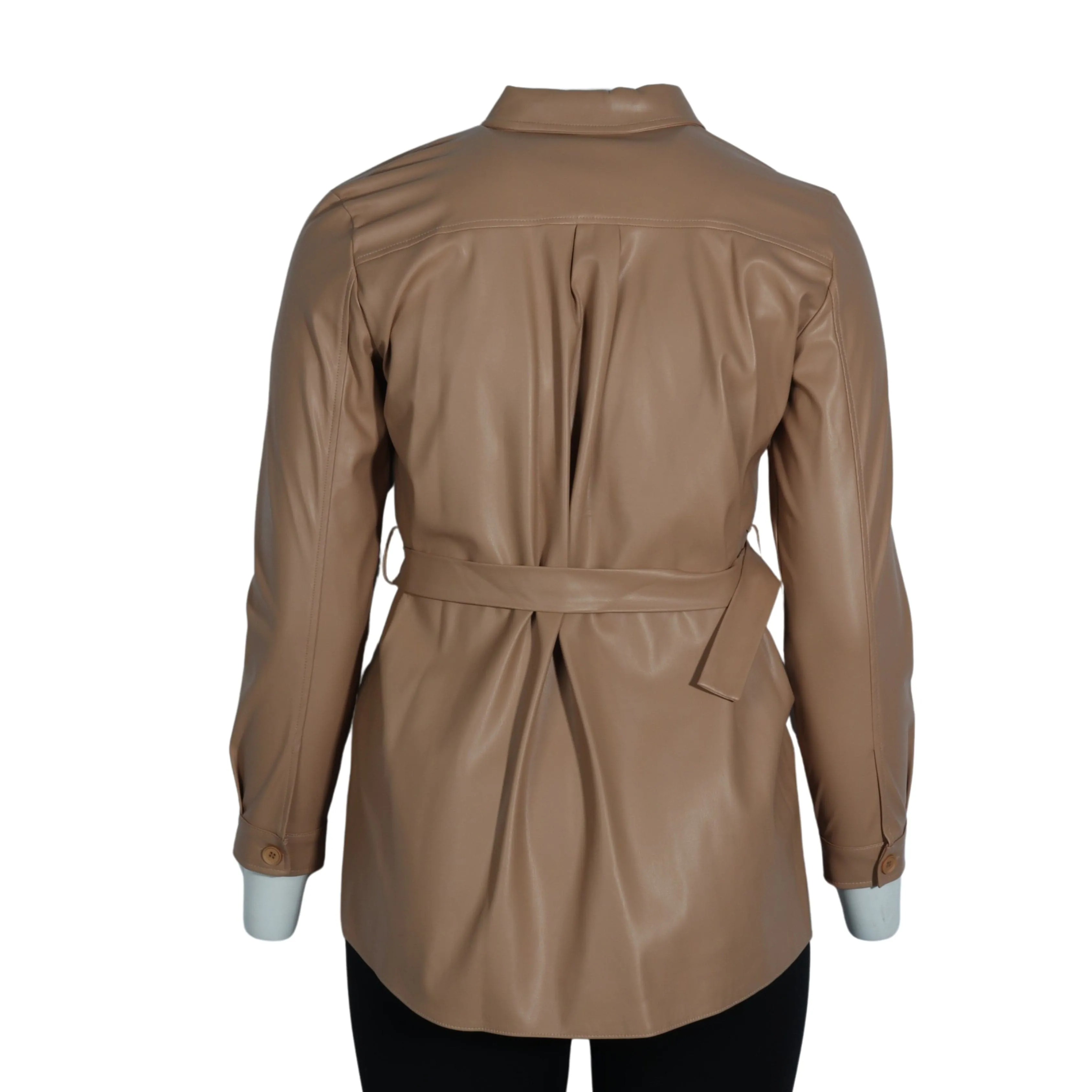 SATEEN - Faux Leather Jacket