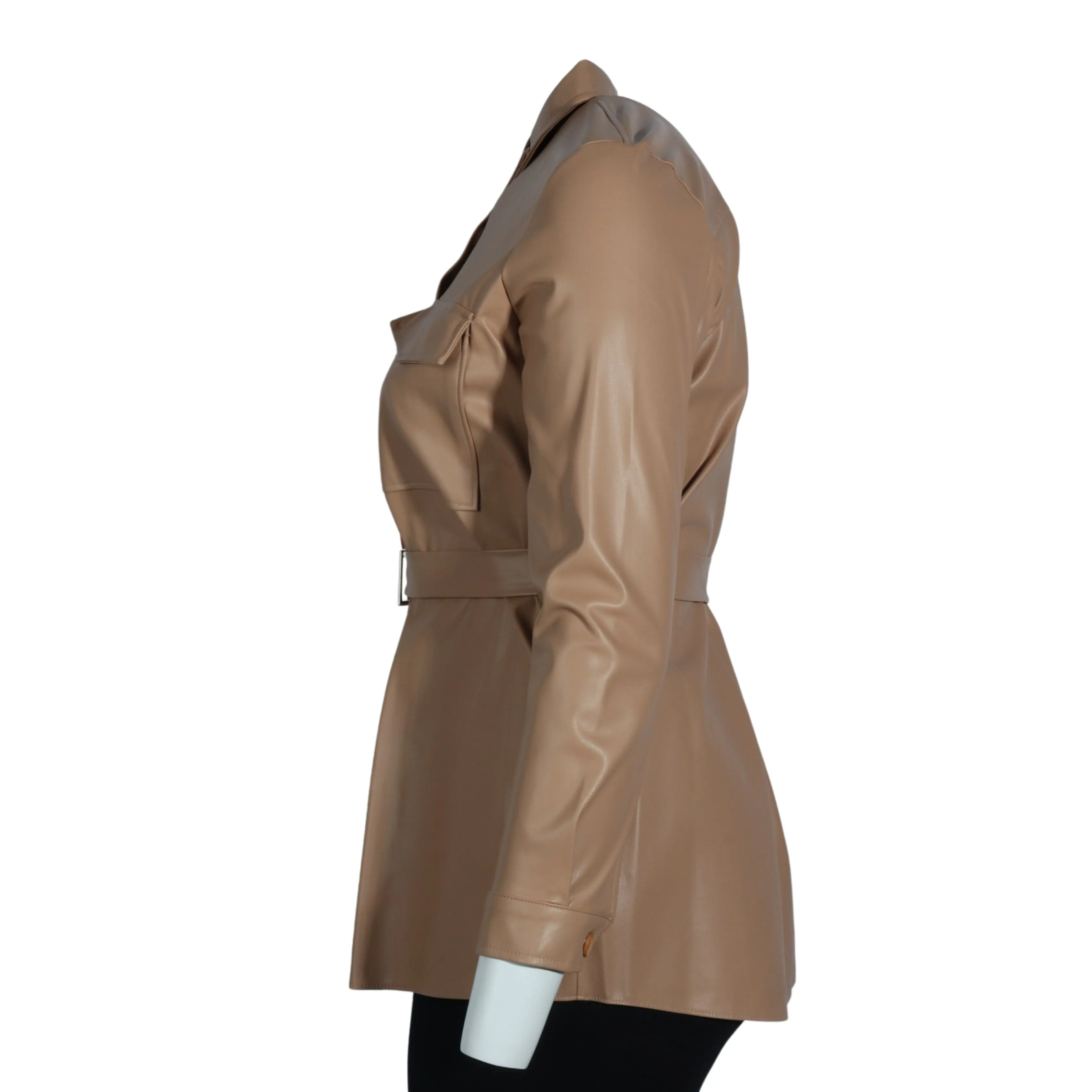SATEEN - Faux Leather Jacket